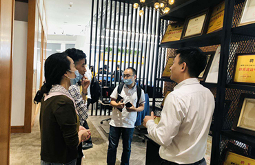 辉达注册员工参观培训