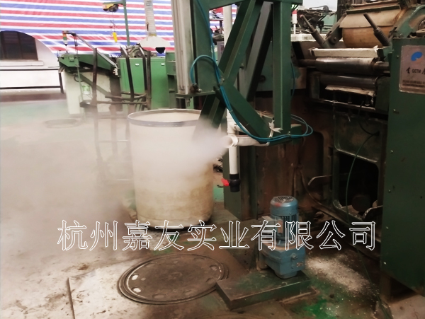 铜陵华源麻业有限公司安装“辉达注册”超声波加湿器