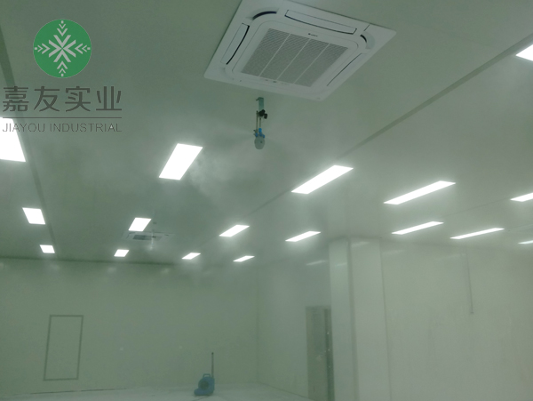 杭州辉达为余姚市城区佳美五金电器厂安装干雾加湿系统