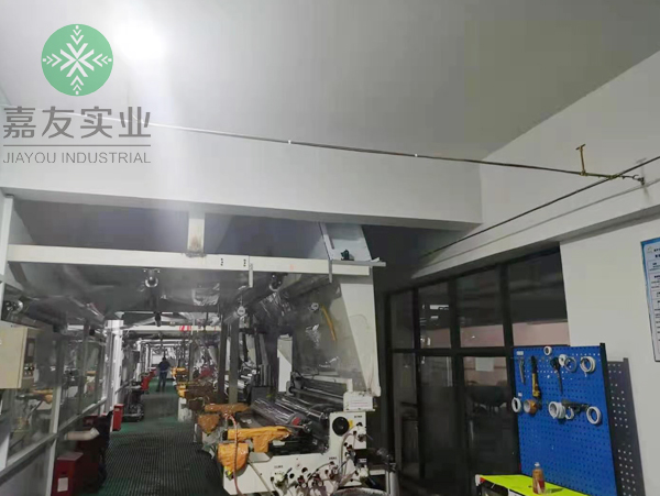 杭州辉达为星华反光材料车间制定高压微雾加湿器加湿方案