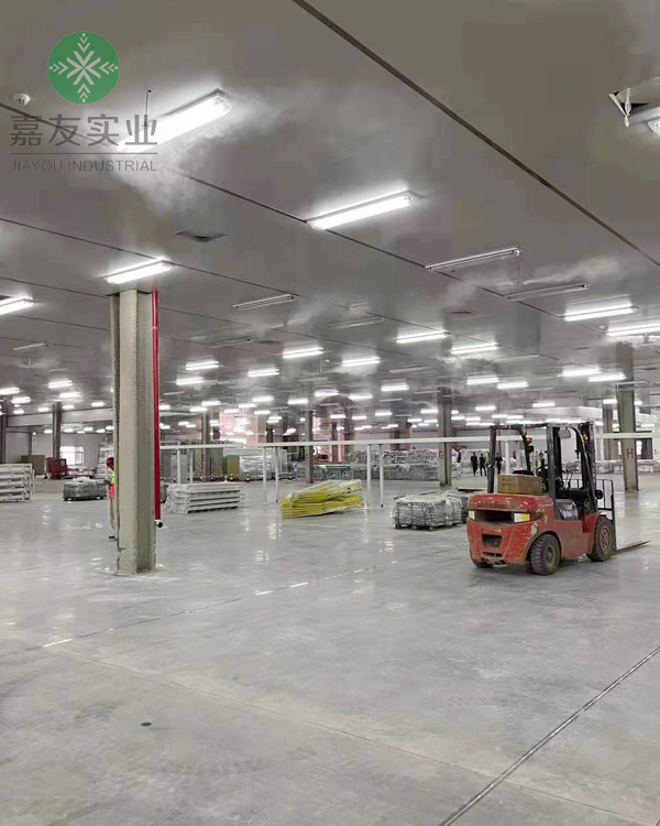 杭州辉达携手无锡特恺鑫科技安装光伏固化车间加湿器案例