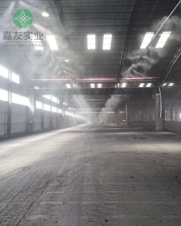 杭州辉达为青海互助金圆水泥制定落实智能喷雾降尘方案