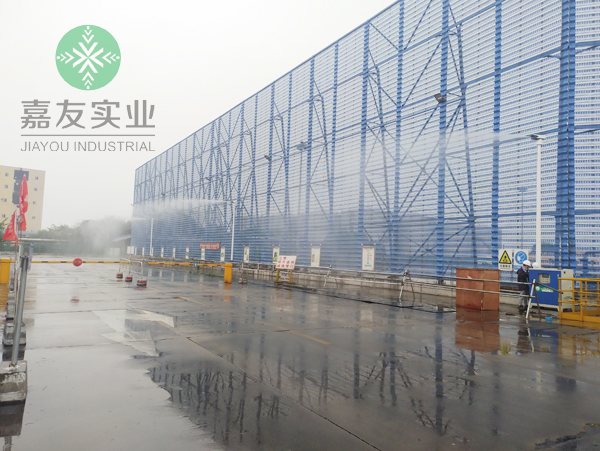 杭州辉达旋转雾桩降尘系统落户南通新安能