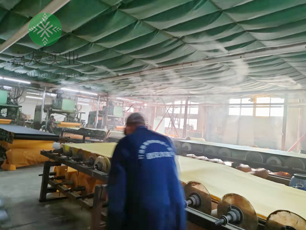 杭州辉达为正威新材料安装纺织厂用加湿器案例