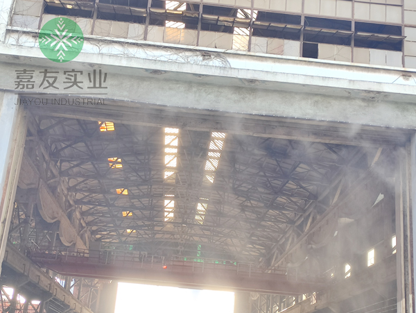 杭州辉达携手宝洧环保科制定落实舶修造厂雾帘降尘方案