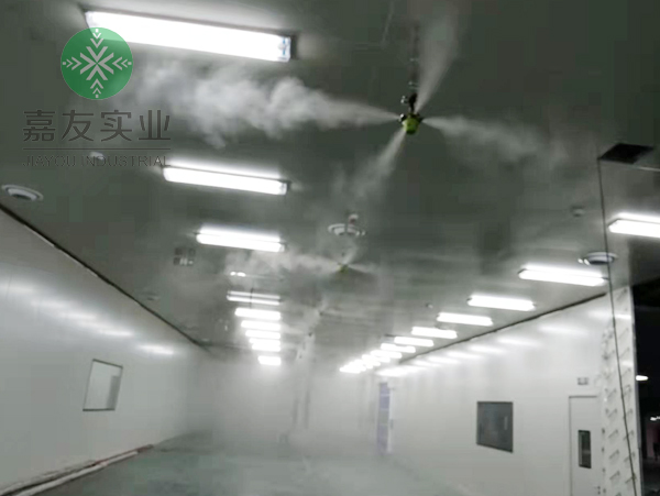杭州辉达干雾加湿器助力精亚光伏车间加湿项目