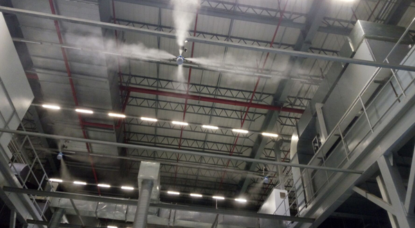 辉达注册提供的车间加湿设计方案很合理，操作方便！