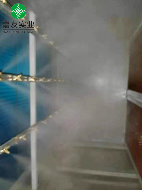 清新环境空调机组加湿方案_杭州辉达高压微雾加湿器应用案例