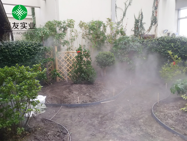 杭州辉达制定落实大立建设空中花园雾森系统造景方案