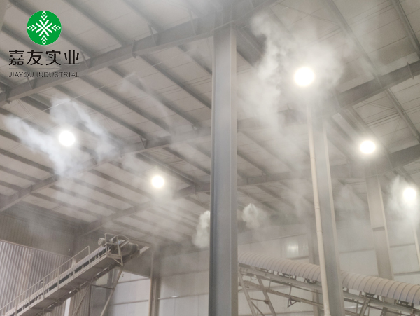 垃圾处理站喷雾降尘工程|杭州辉达喷雾降尘系统案例解析