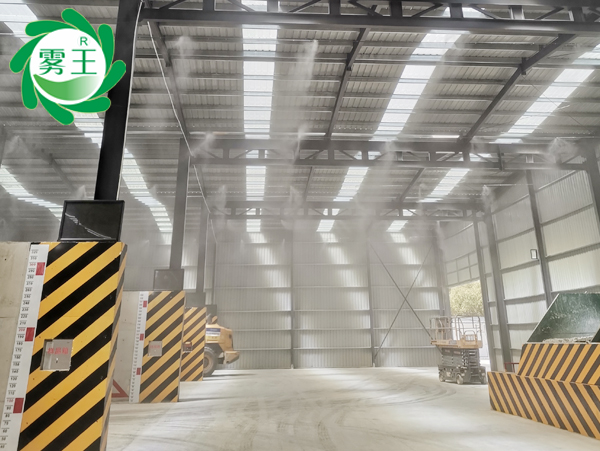 搅拌站料仓高压喷雾降尘系统 (1)
