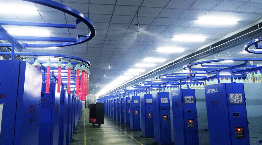 辉达注册为福建源嘉轻纺有限公司提供纺织车间加湿方案