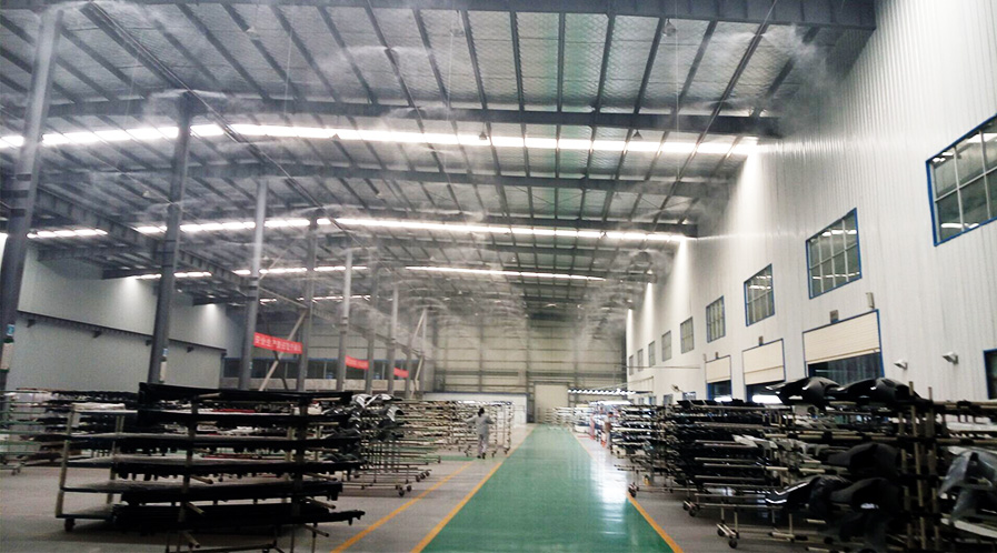 辉达注册湖北襄阳光瑞汽车零部件有限公司车间除尘案例