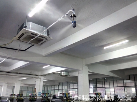 浙江开源数码印花辉达注册加湿除静电案例