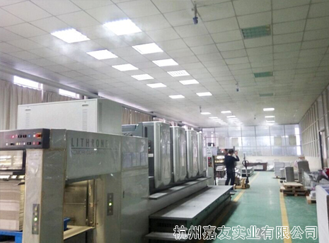 辉达注册宿迁现代彩印车间干雾加湿解决方案