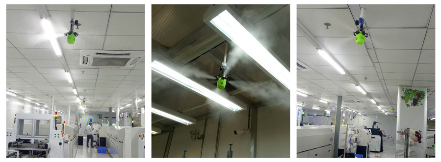 杭州辉达电子车间加湿案例2