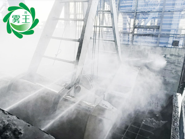 码头卸船机高压喷雾降尘系统清新环境，助力沙钢可持续发展