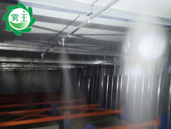 辉达品质值得信赖：温州一养护窑二次上线高压微雾加湿器