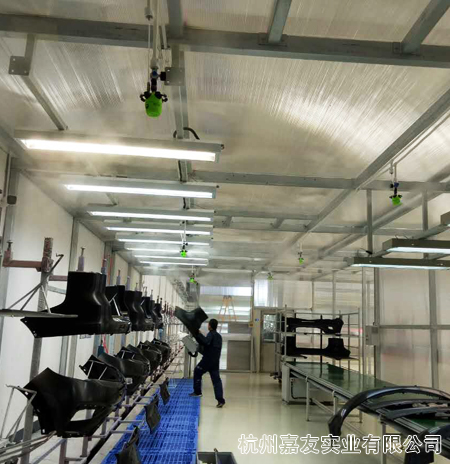 吉利汽车喷涂车间加湿案例7