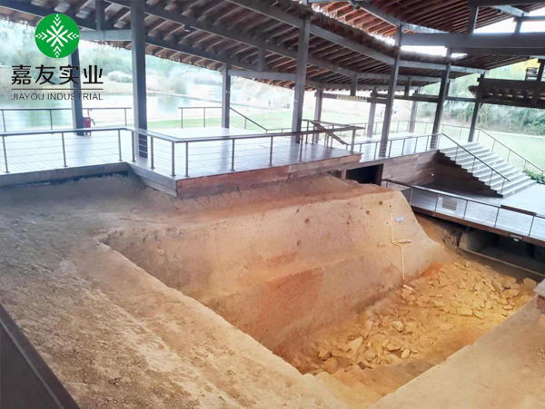 辉达给余杭良渚遗址公园提供古城墙高压微雾加湿方案