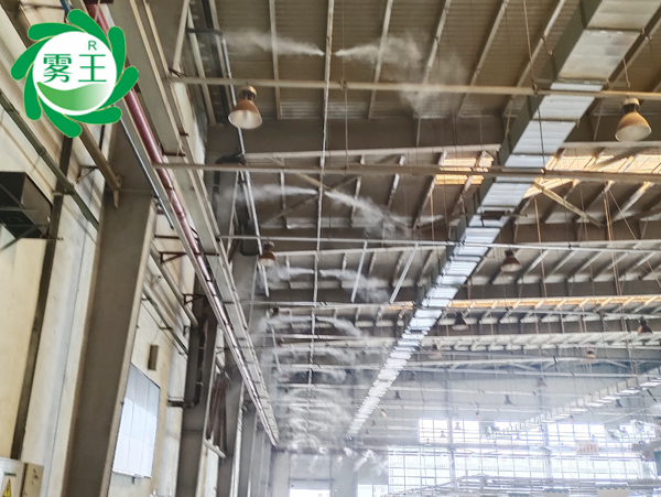 加湿案例|辉达注册高压微雾加湿器助力郴州一复烤厂控湿回潮