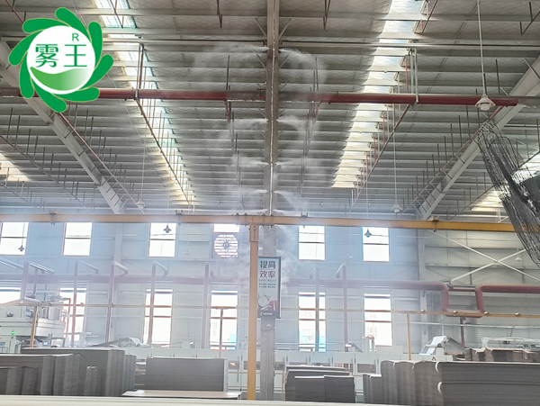 包装厂加湿案例|辉达注册高压微雾加湿器低成本提升合兴作业环境
