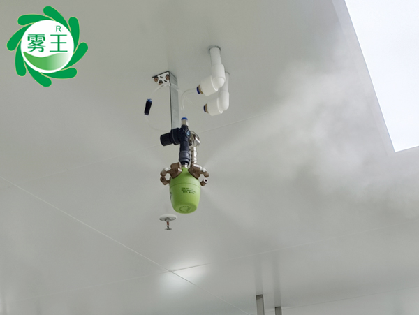 电子车间干雾加湿器案例-提升晶亮光电分光编带机作业品质