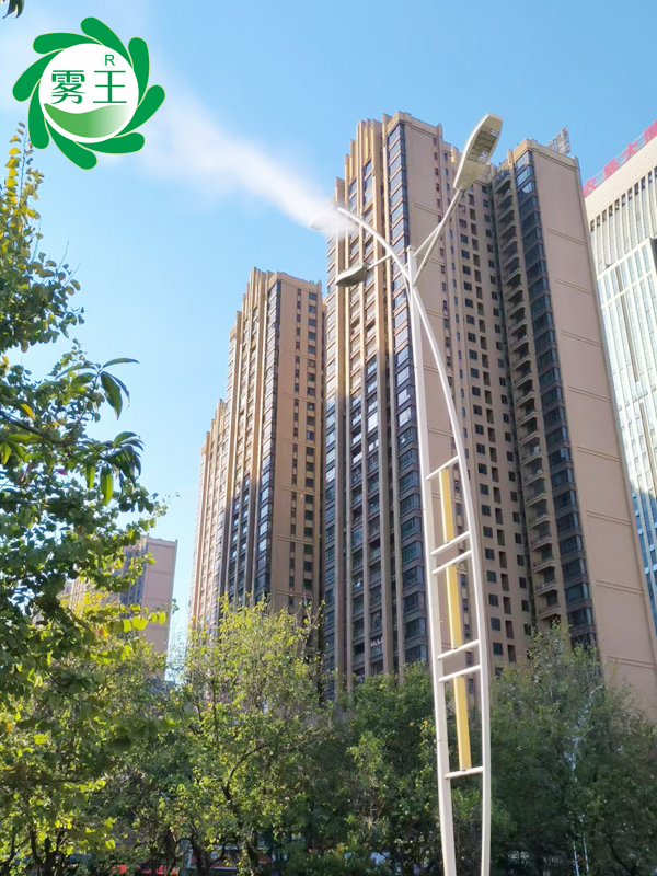 城市道路路灯杆喷雾降尘系统 (10)