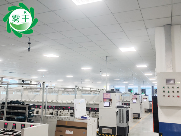干雾加湿器应用案例—中益玻璃纤维合股并捻车间升级改造