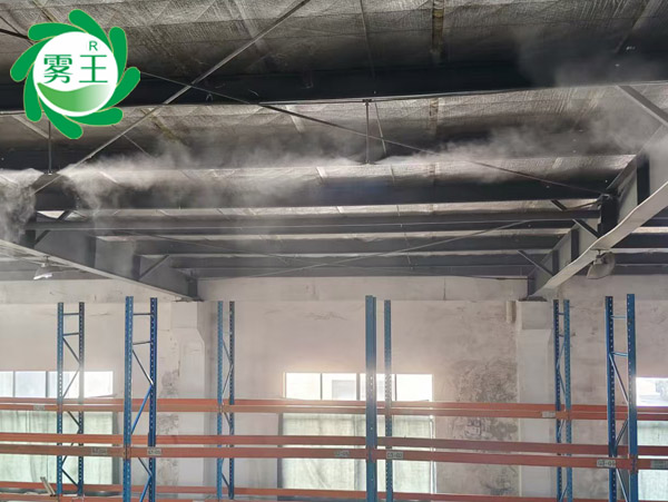 辉达注册高压微雾加湿器智能水雾重构华江复合材料车间湿度环境