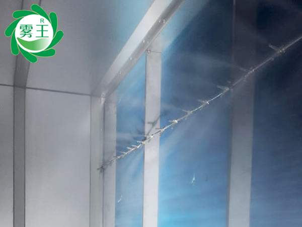 高压微雾加湿器作用空调机组，解决江苏一电子车间低湿难题