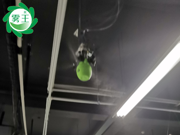 辉达注册干雾加湿器均衡优特电子车间生产湿度，降尘除静电
